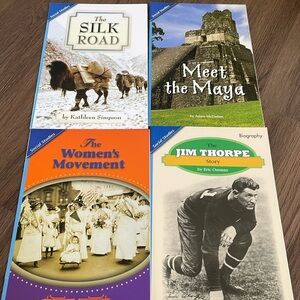 4 Scholastic Children Reading Books